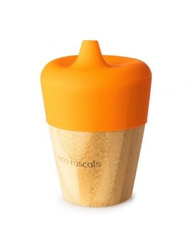 VASO BAMBOO ECO 190 ML + TAPA RASCALS