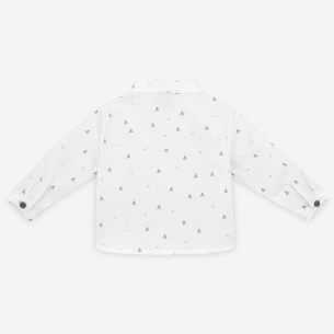 CAMISA NIÑO CUELLO MAO PRADERA 35157 PAZ RODRIGUEZ Estampado abetos 2