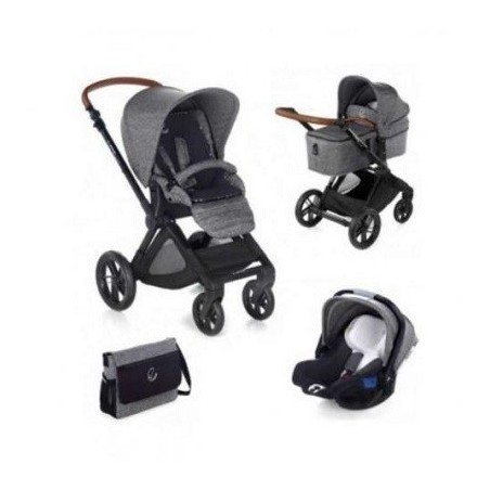 Silla Bebe Coche 3 in 1 Cochecito Bebe Plegable Ligero, Carro Bebe